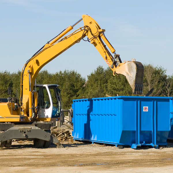 can i choose the location where the residential dumpster will be placed in Panorama Heights